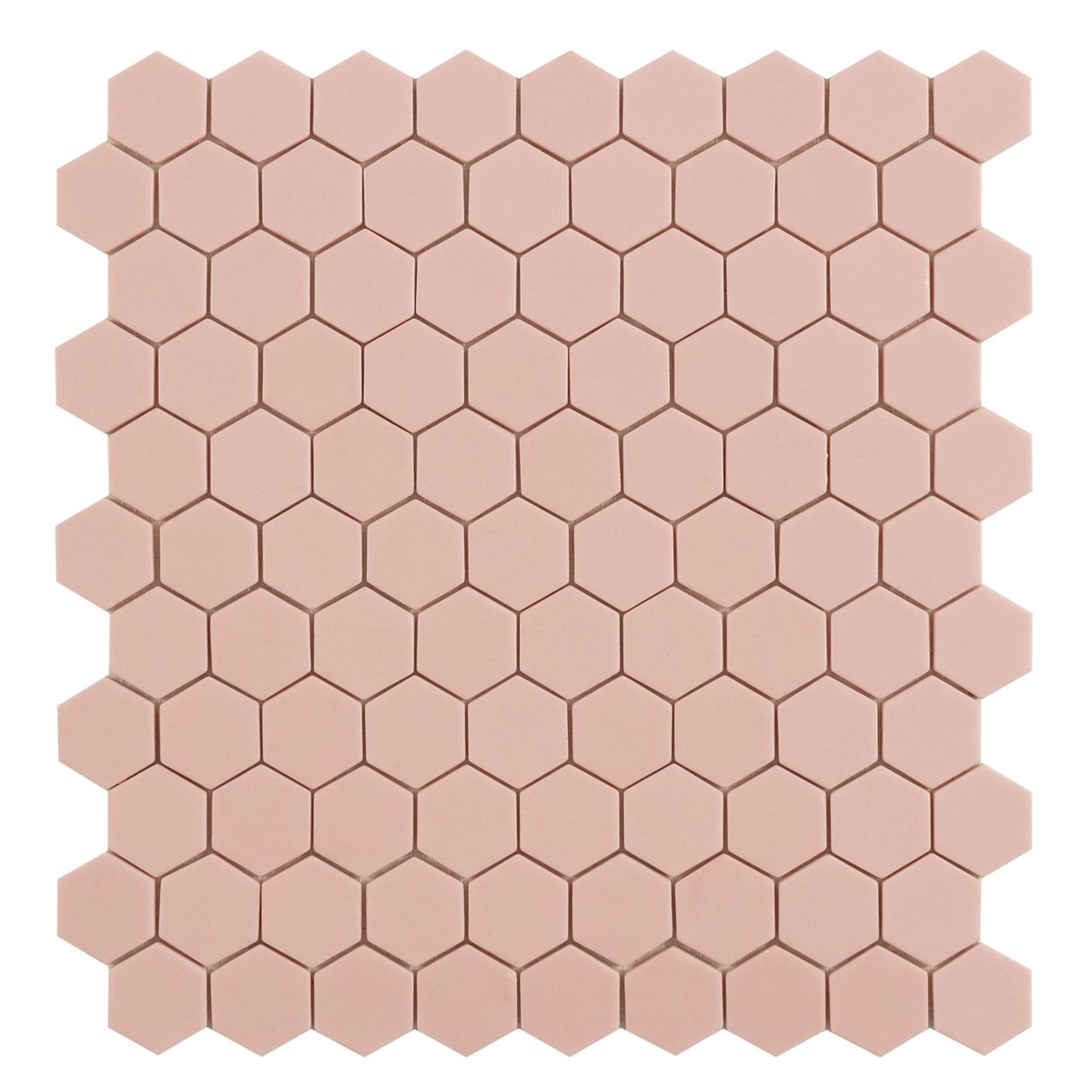 By Goof Mozaïek hexagon pink 3,5x3,5cm